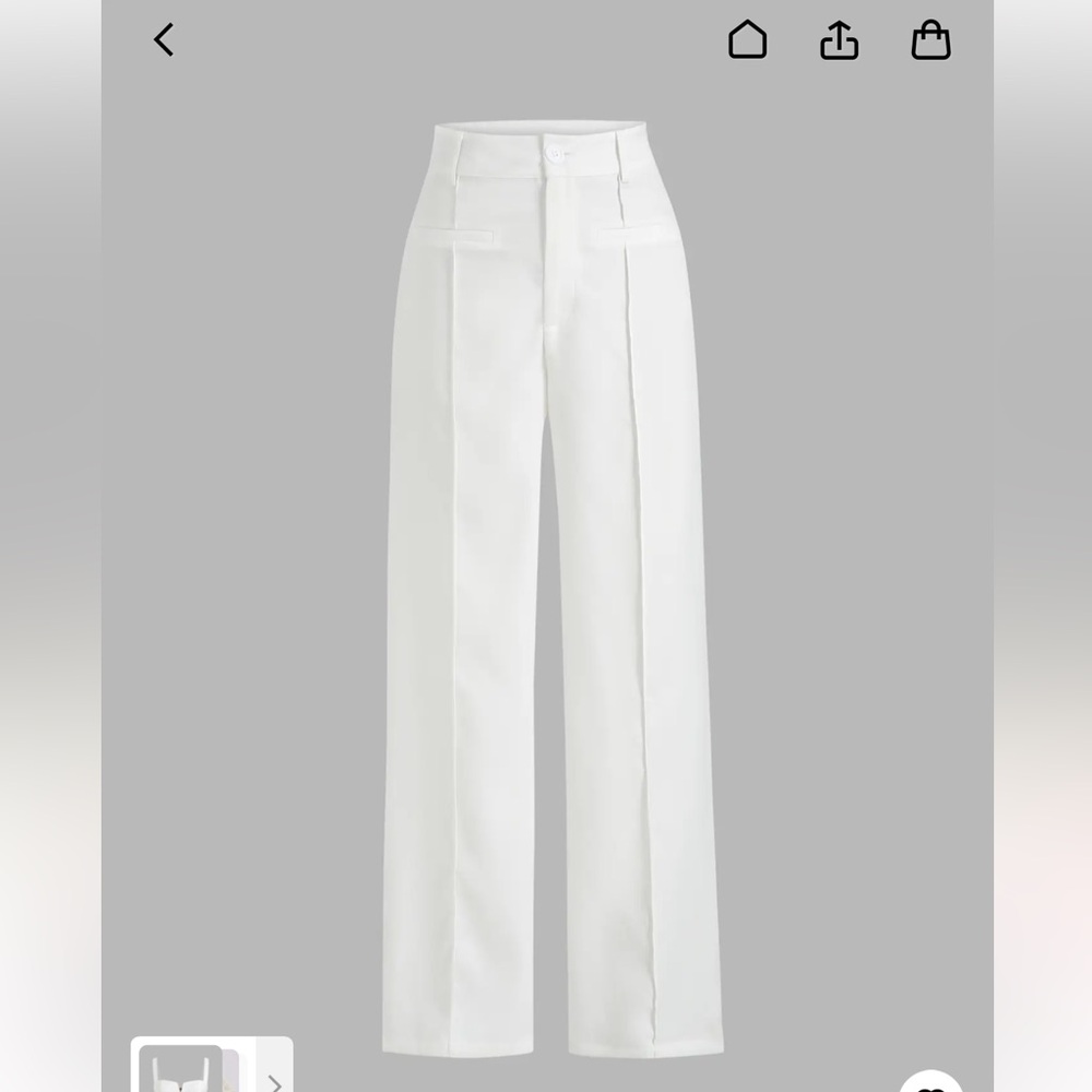 Cider trousers in white